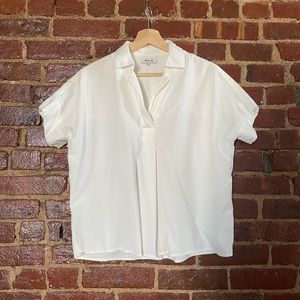 Madewell Cotton Blend Collared Shirt - S